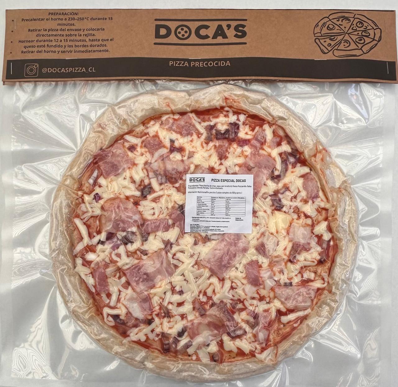 Pizza Especial Doca's sellada al vacío