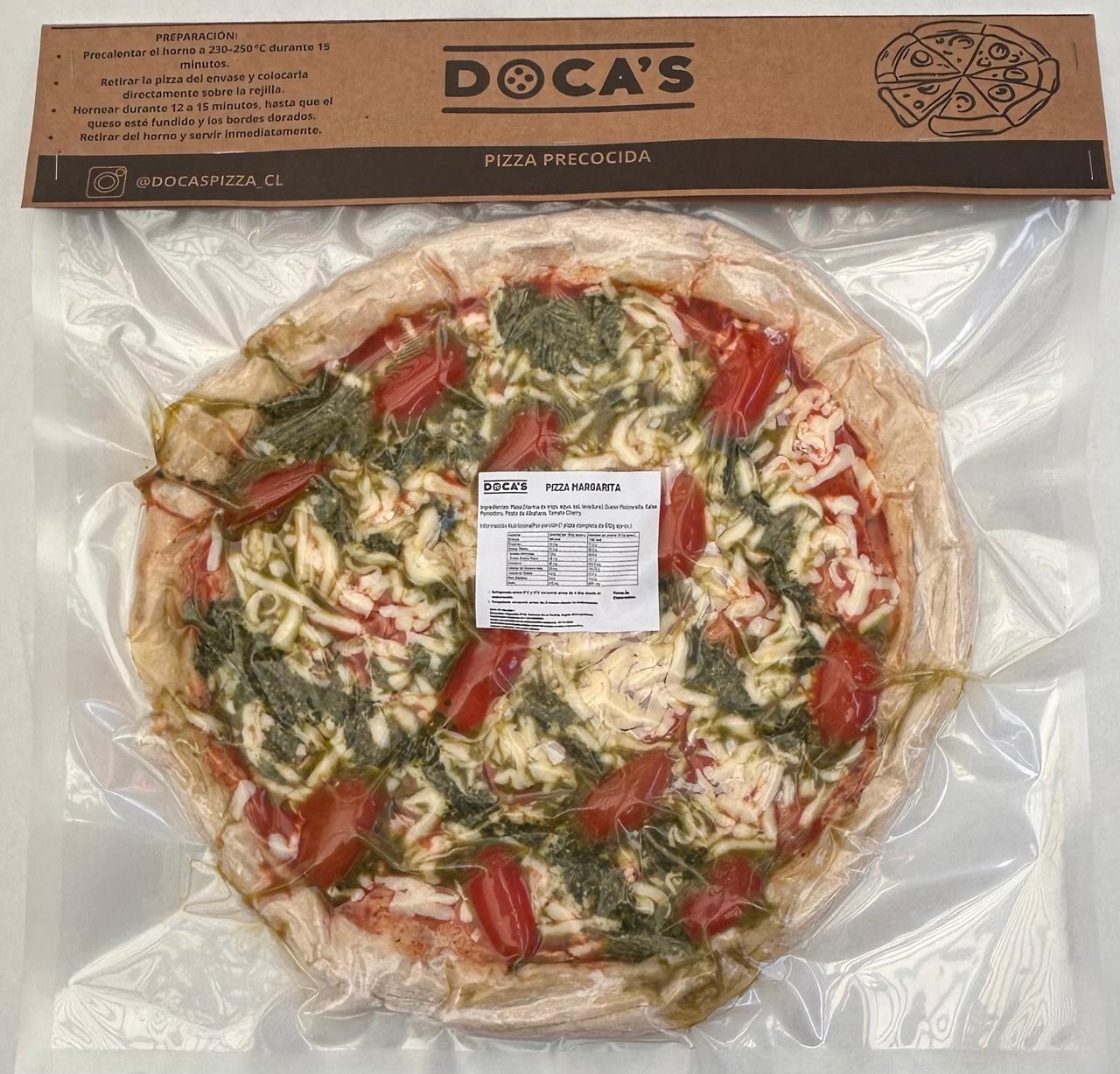 Pizza Margarita Doca's sellada al vacío